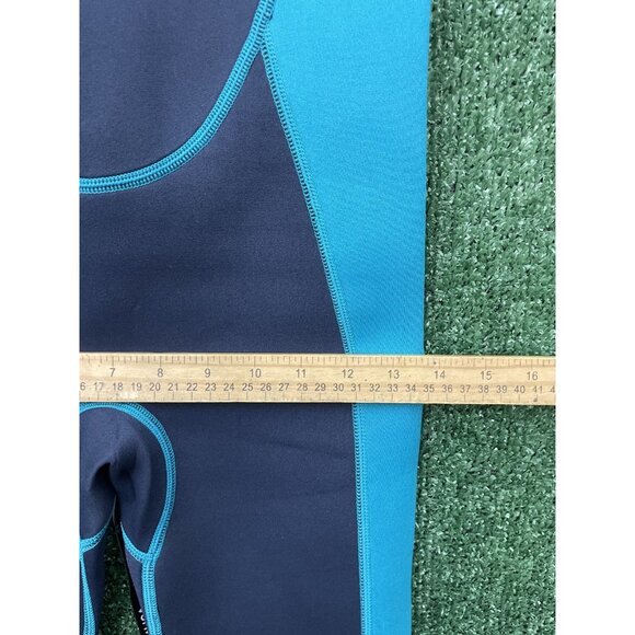 Vofiw Full Body Swimsuit Youth Kids Black Blue Zipper Back Size 10 - Picture 11 of 13